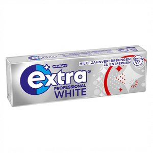 EXTRA Professional White 10 Dragees – Erfrischendes Kaugummi mit Whitening-Effekt, ideal für frischen Atem und weiße Zähne, jetzt bei kiosk24-neuisenburg erhältlich.