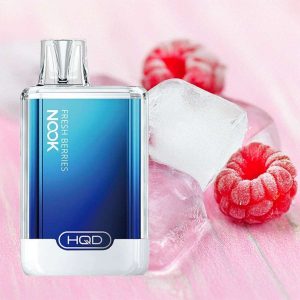 HQD NOOK Fresh Berries – Ein erfrischendes E-Liquid mit einer Mischung aus frischen, saftigen Beeren, die für ein süß-fruchtiges Dampferlebnis sorgen, jetzt bei kiosk24-neuisenburg erhältlich.