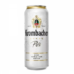 Krombacher Pils 0,5L – Ein erfrischendes Pils mit feinherbem Geschmack und einer harmonischen Balance aus Malz und Hopfen, jetzt bei kiosk24-neuisenburg erhältlich.