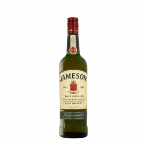 Jameson Irish Whiskey – Ein weicher und ausgewogener irischer Whiskey mit milden Vanille- und Holzaromen, jetzt bei kiosk24-neuisenburg erhältlich.
