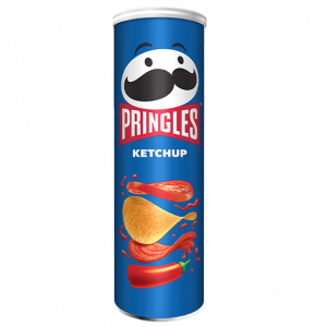 Pringles Ketchup – Knusprige Chips mit dem intensiven, fruchtig-sauren Geschmack von Ketchup, jetzt bei kiosk24-neuisenburg erhältlich.