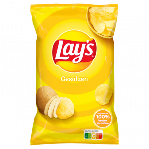 Lay's Classic Gesalzen Chips – Knusprige Kartoffelchips mit einer perfekten Prise Salz, die den klassischen Geschmack von Lay's wiederspiegeln, jetzt bei kiosk24-neuisenburg erhältlich.
