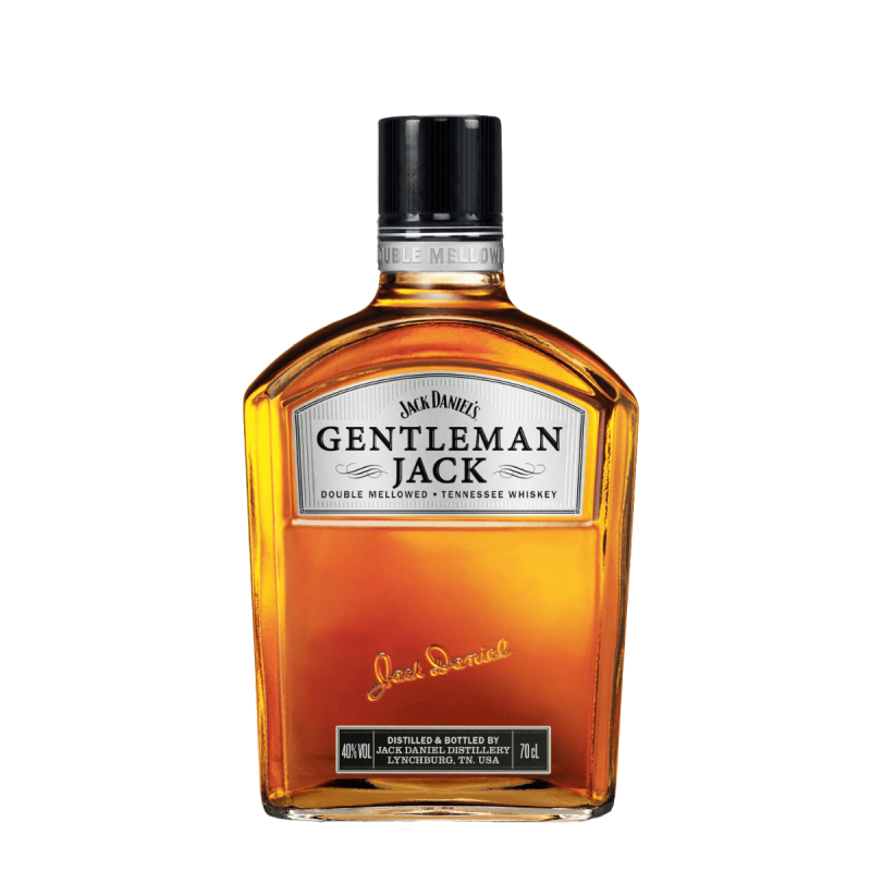 JACK DANIEL'S Gentleman Jack – Ein besonders weicher Tennessee Whiskey, zweimal destilliert und mit einem einzigartigen Filterprozess veredelt, jetzt bei kiosk24-neuisenburg erhältlich.