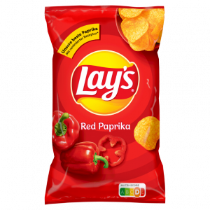 Lay's Chips Classic Red Paprika – Knusprige Chips mit dem intensiven, würzigen Geschmack von roter Paprika, jetzt bei kiosk24-neuisenburg erhältlich.
