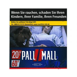 Pall Mall Red 60 Zigaretten – Für ein intensives Raucherlebnis mit hochwertigem Tabak