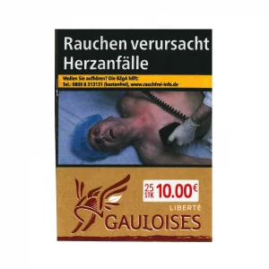 Gauloises Liberté Rot 25stk – Jetzt schnell & bequem bei kiosk24-neuisenburg bestellen!