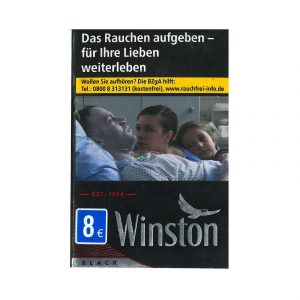 Winston Black Zigaretten – Kräftiger Tabakgeschmack, jetzt bei kiosk24-neuisenburg erhältlich!