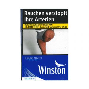 Winston Legend Blau Zigaretten – Mildes und harmonisches Raucherlebnis. Jetzt bei kiosk24-neuisenburg bestellen!