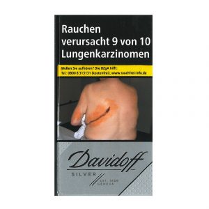Davidoff Zigaretten Silver – Leichter, aromatischer Tabakgenuss für stilbewusste Raucher. Jetzt bei kiosk24-neuisenburg kaufen!