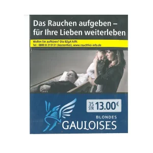 Gauloises Blondes Blau 35stk – Kräftiger Tabakgeschmack für echte Kenner.