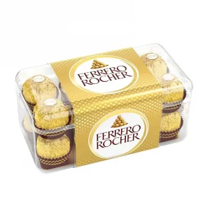Ferrero Rocher 16er – Edle Haselnuss-Pralinen mit Schokolade