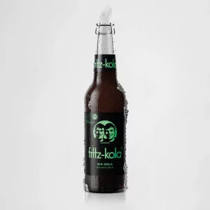 Fritz-Kola Bio-Kola 0,33 l Flasche mit frischem und biologischem Geschmack