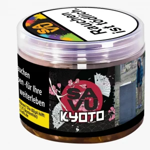 Shisha Tabak Savu - Kyoto (200g) – Der perfekte exotische Tabak für eine besondere Shisha-Session.