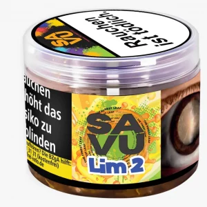 Shisha Tabak Savu - Lim2 (200g) – Erfrischender Limettengeschmack für dein Shisha-Erlebnis.